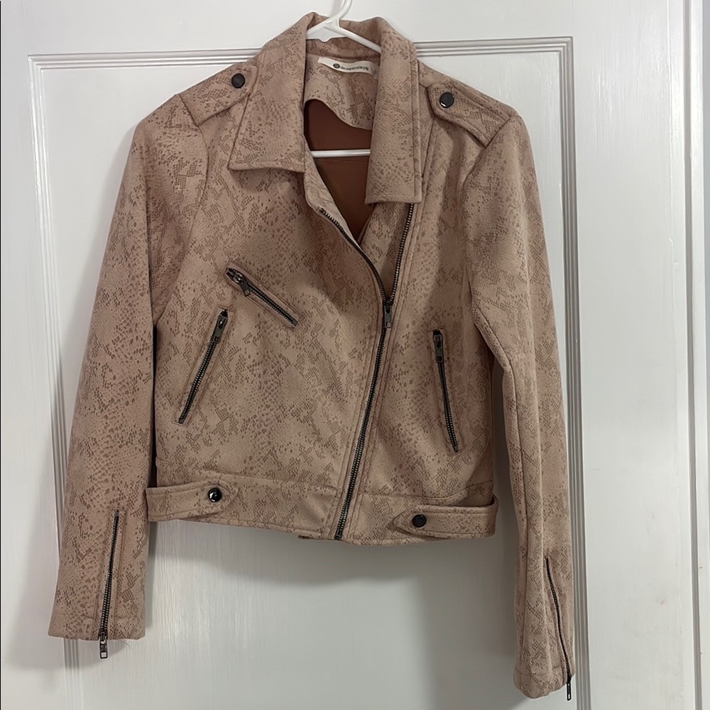 Women's Blush Biker Jacket